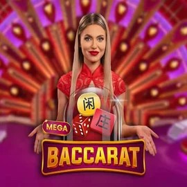 Mega Baccarat slot visual from Pragmatic Play available on 711scasino.nl